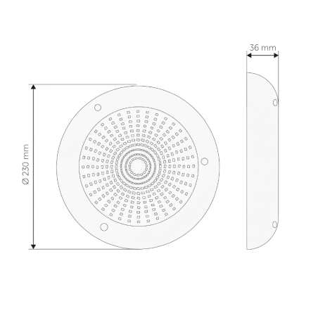 Luce LED per piscina 18W 12/24V IP68