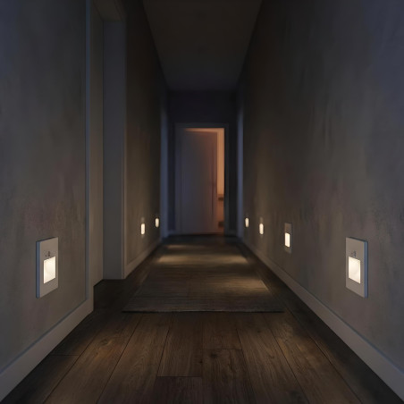 Movimento sensore faro LED + bianco crepuscolo