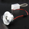 Downlight led mini 3W 12/24V color plata