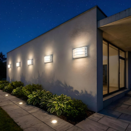 Aplique exterior CURVE2 E27 IP54 blanco