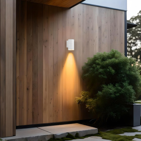 Luz de parede 1XGU10 IP54 branco