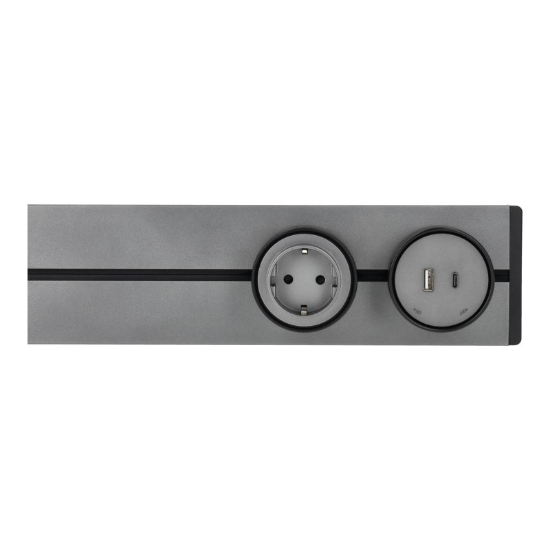 Carril Enchufes Deslizantes 100cm
