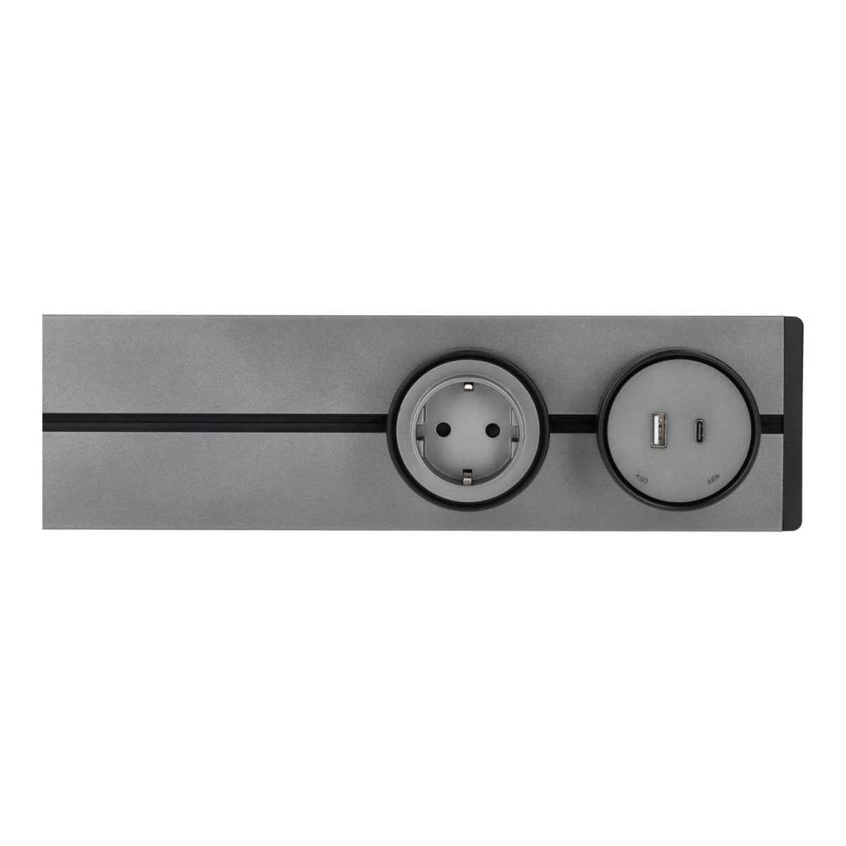 Carril Enchufes Deslizantes 100cm