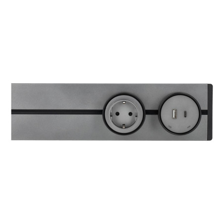 Carril Enchufes Deslizantes 100cm