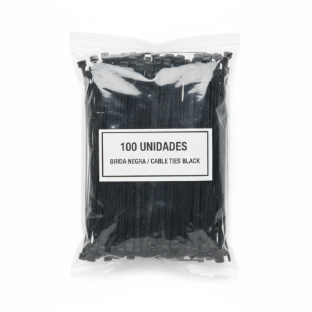 Bolsa 100 Bridas 3,6x200mm