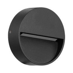 Segnapasso LED 3W Superficie a Parete Circolare