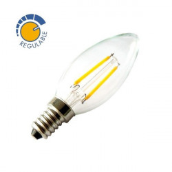 LED bulbo filamentos 360º 2W