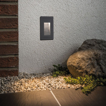 Balise LED Extérieure 3W Encastrable Verticale