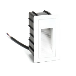 Baliza LED Exterior 3W Embutida Vertical 57x103mm