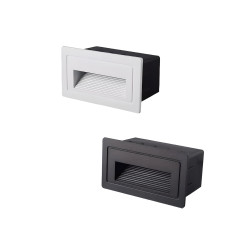 Segnapasso LED da Esterno 3W da Incasso Orizzontale