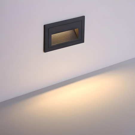 Outdoor Recessed Horizontal LED Step Light 3W