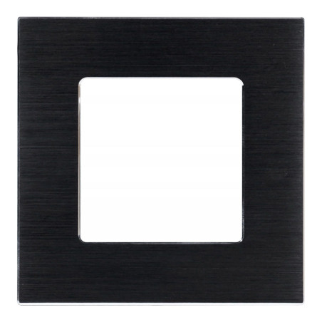 Brushed Aluminium Frame 1 Gang