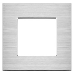 Marco Aluminio Cepillado 1 Mecanismo gris