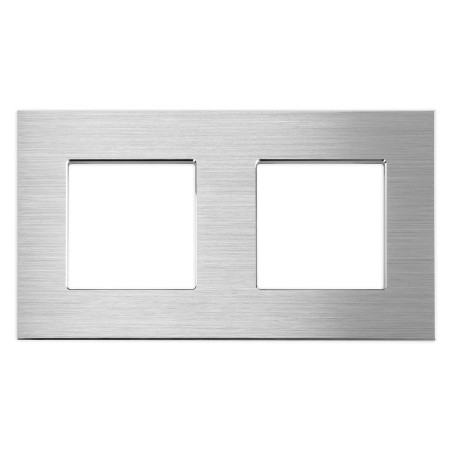 Cadre en Aluminium Brossé 2 Mécanismes