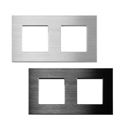 Cadre en Aluminium Brossé 2 Mécanismes