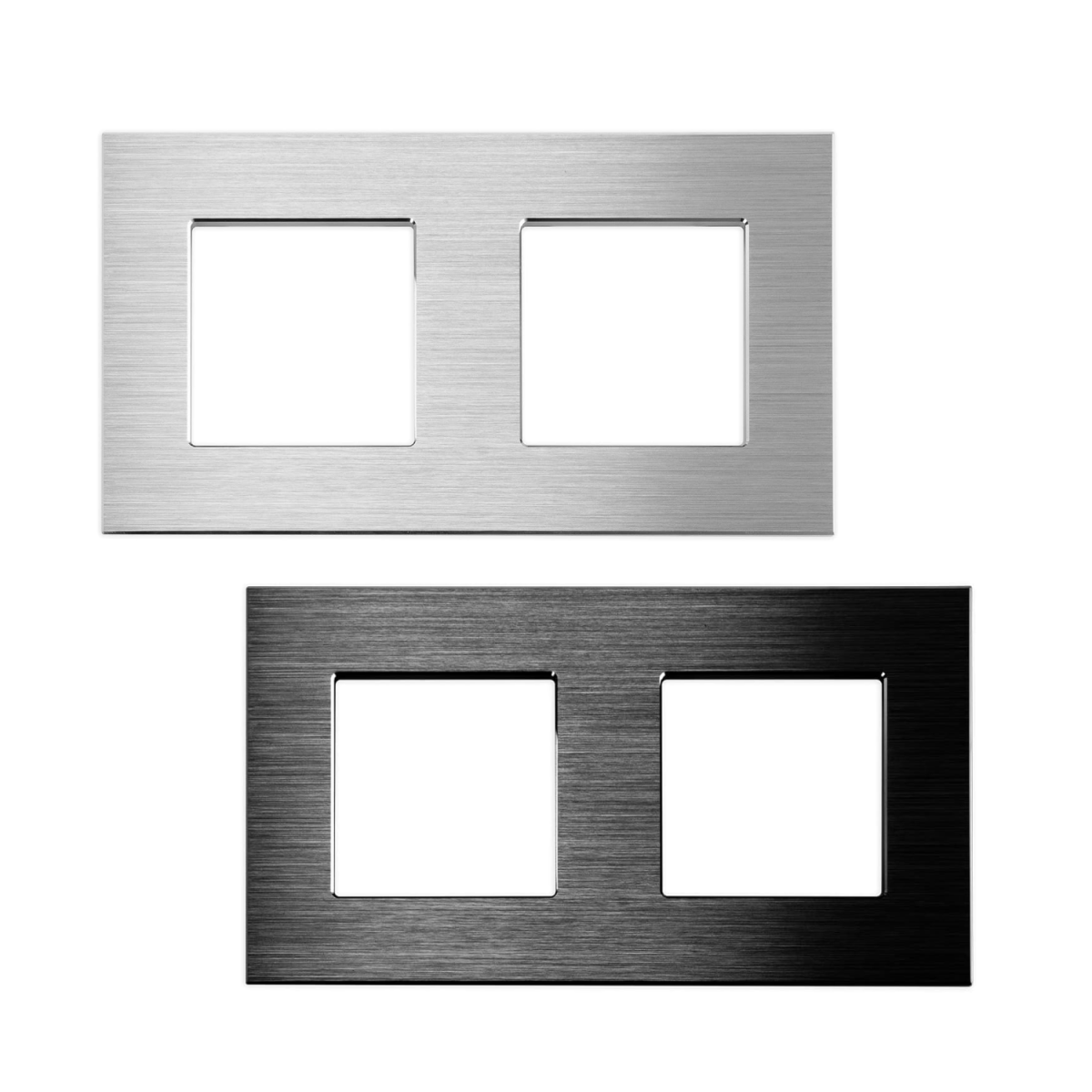 Gebürsteter Aluminiumrahmen 2 Mechanismen