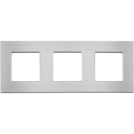 Cadre en Aluminium Brossé 3 Mécanismes