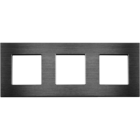 Cadre en Aluminium Brossé 3 Mécanismes