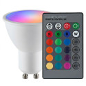 Bombilla LED 3W GU10 RGB Mando a Distancia
