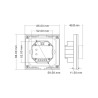 LED-Wanddimmer 12–48 V PUSH RF