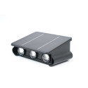 Bidirektionale Solar LED Wandleuchte 6 LEDs IP65