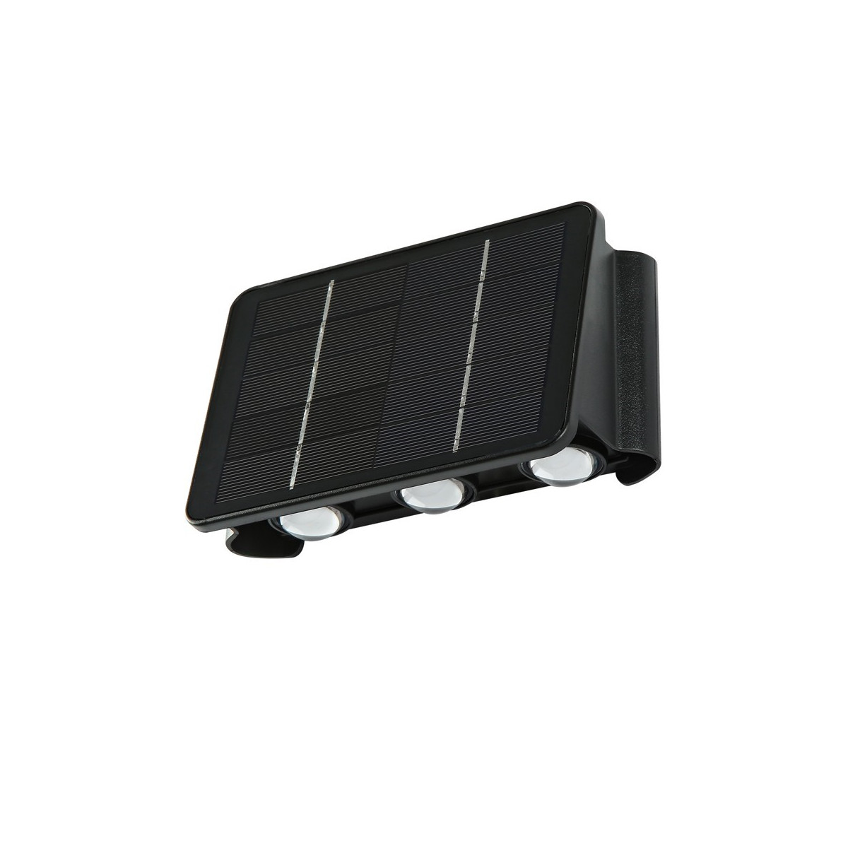 Aplique Solar LED Bidirecional de Parede 6 LEDs IP65