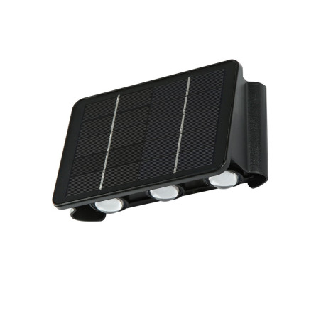 Aplique Solar LED Bidireccional 6 LEDs IP65