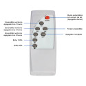 Control Remoto del Bañador de Pared Solar LED 15W