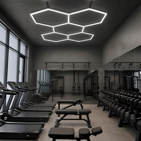 DIY hexagonal honeycomb LED...