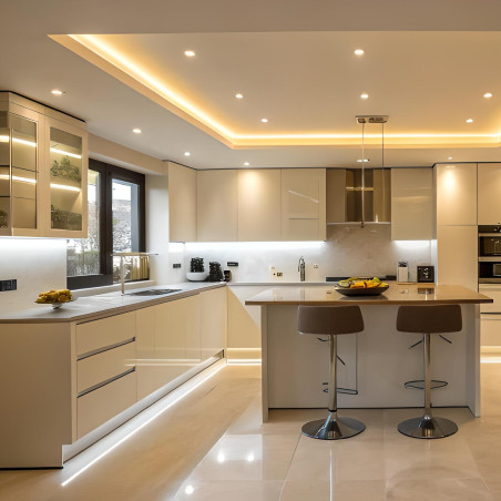 Downlight à LED 12W cadre blanc