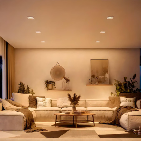 Led Downlight 3W quadrado PC series