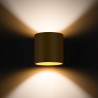 Applique da parete moderna in alluminio con luce bidirezionale G9 - Serie ORBIS