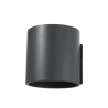 Applique da parete moderna in alluminio con luce bidirezionale G9 - Serie ORBIS