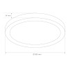 Plafoniera Soffitto a led rotondo da 18W SLIM