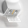Anel downlight redondo de gesso Ø100mm para Lâmpada GU10