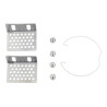 Runder Gips-Downlight-Ring Ø130mm für GU10-Bulb