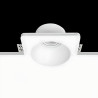 Downlight quadrado de gesso 100x100mm para Lampada GU10