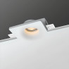 Square recessed downlight Plasterboard/drywall Integration 120x120mm for GU10 Bulb