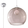 Lampe boule de cristal suspendue vintage transparente - Série Boule