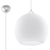 Luminária vintage de cristal transparente suspensa - Série Bola
