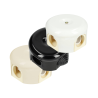 Round porcelain junction box
