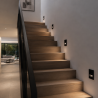 Bande LED 1,5W encastrée Mur Noir IP20