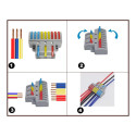 conection Quick Connector 3 Inputs 6 Outputs 0,08-4 mm²