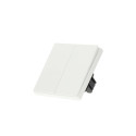 Interruptor Doble Conmutado 10A - Serie Zero blanco