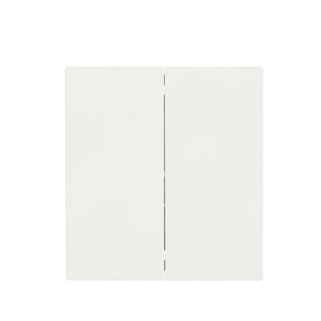 Interruptor Doble Conmutado 10A - skin touch blanco