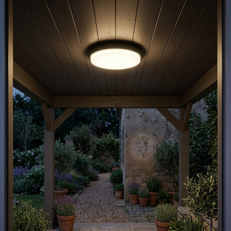 Plafón LED 15W Redondo IP54