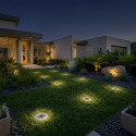 Baliza Solar LED de suelo con pincho 8 LEDs IP44