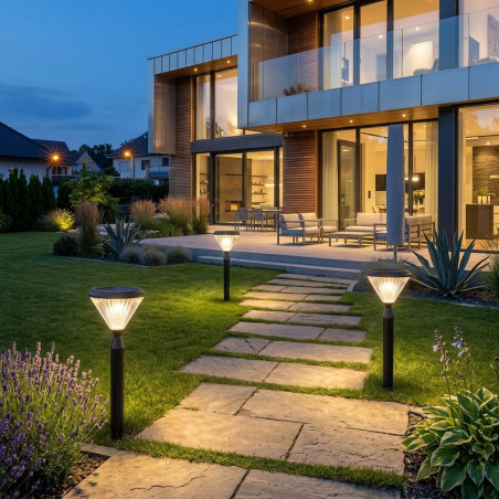 Solar LED Floodlight Pole...