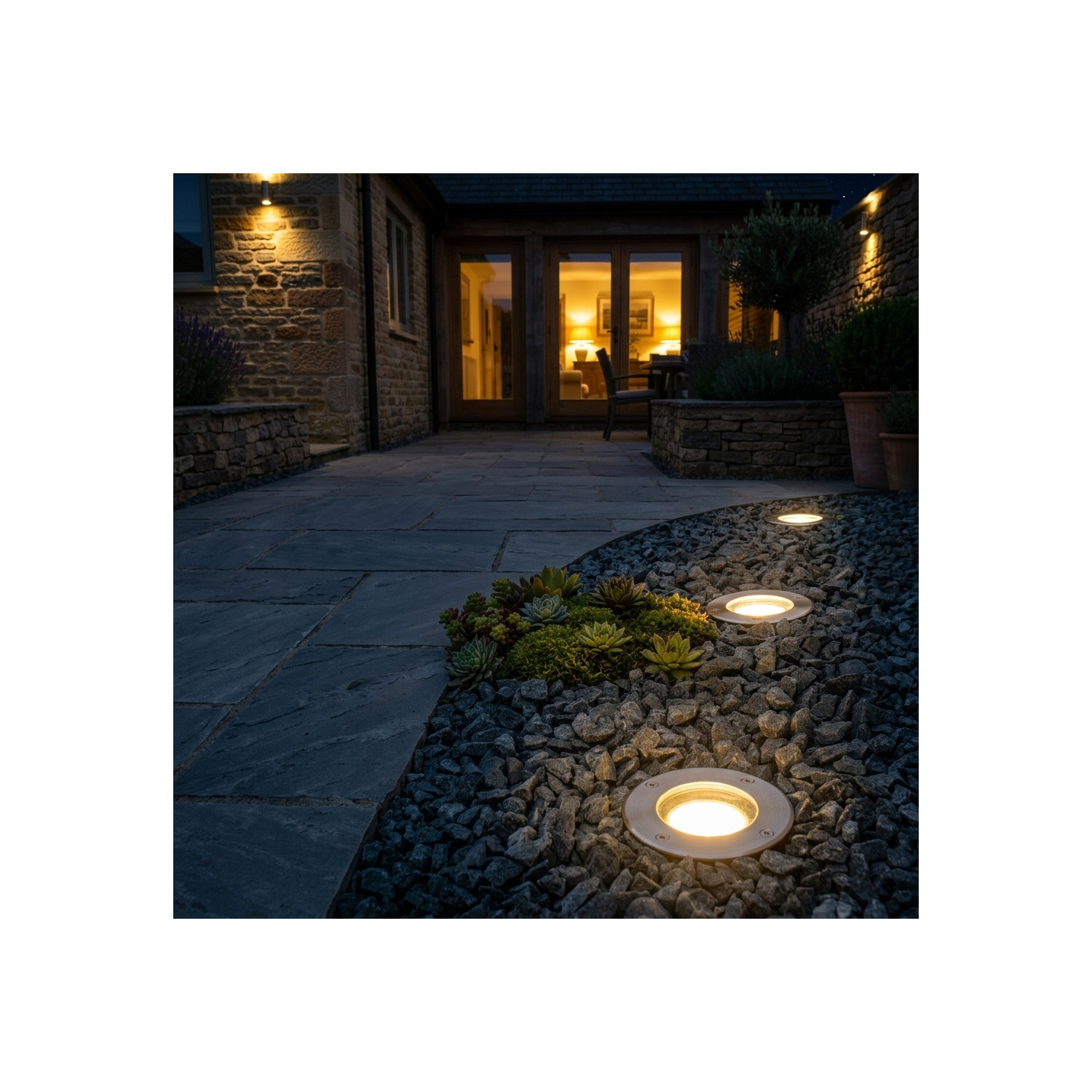 Foco Exterior LED GU5.3 Empotrable