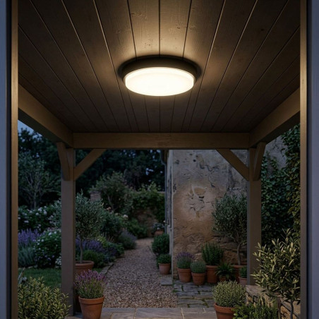 Plafonnier LED 15W rond IP54